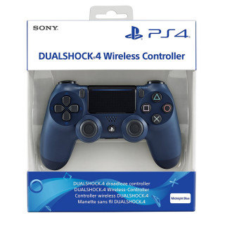 PlayStation 4 (PS4) Dualshock 4 Kontroller (Midnight Blue) (használt) 