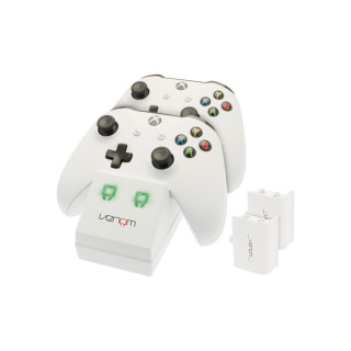 Venom VS2859 Xbox One fehér töltőállomás + 2db akkumulátor Xbox One