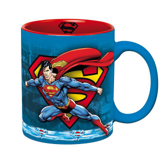 DC COMICS - Mug - 320 ml -  Superman Action - Abystyle AJÁNDÉKTÁRGY