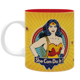 DC COMICS - Mug - 320 ml - "Wonder Woman Mom" - Abystyle AJÁNDÉKTÁRGY