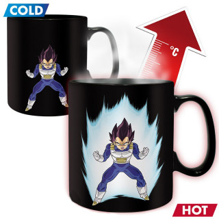 DRAGON BALL - Hőérzékeny Bögre - DBZ/ Vegeta (460ml) - Abystyle AJÁNDÉKTÁRGY