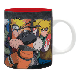 NARUTO SHIPPUDEN - Bögre - Group (320ml) - Abystyle Ajándéktárgyak