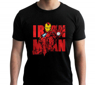 MARVEL - Póló - Iron Man Graphic (L-es méret) - Abystyle Ajándéktárgyak