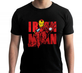 MARVEL - Póló - Iron Man Graphic (L-es méret) - Abystyle AJÁNDÉKTÁRGY