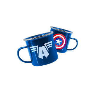 MARVEL - Fém Bögre - Marvel Avengers Captain America - Abystyle AJÁNDÉKTÁRGY