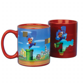 NINTENDO - Hőérzékeny Bögre - Super Mario (300ml) - Abystyle AJÁNDÉKTÁRGY