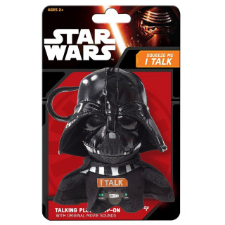 STAR WARS - Darth Vader - Plüss mini kulcstartó (beszélő - 17cm) - Abystyle AJÁNDÉKTÁRGY