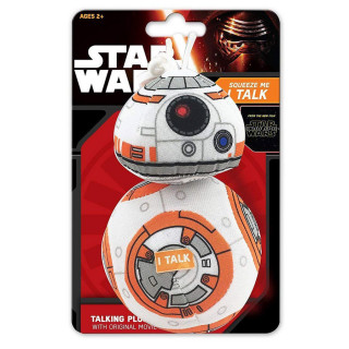 STAR WARS - BB-8 - Plüss mini kulcstartó (beszélő - 17cm) - Abystyle AJÁNDÉKTÁRGY