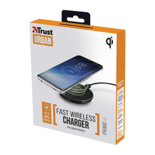 MOBIL-CASE Trust Primo10 Fast Wireless charger for smartphones Black Mobil