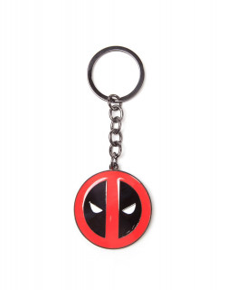 Marvel - Kulcstartó - Deadpool Big Face (7 cm) AJÁNDÉKTÁRGY