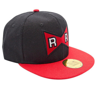 DRAGON BALL - Snapback Cap - Black & Red - Red Ribbon - Abystyle 