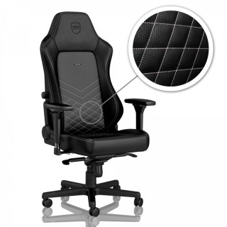 Noblechairs HERO Fekete/Platinafehér Gamer szék PC