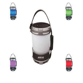 AKAI ABTS-S38 Hordozható Bluetooth Hangszoró és Kemping Lámpa PC