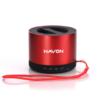NAVON NAVN9RED Bluetooth hordozható hangszóró (Piros) PC