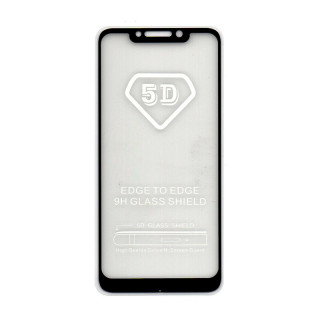 Xiaomi Pocophone F1 5D Full Glue Prémium minőségű üvegfólia (Fekete) 
