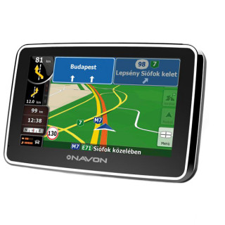 Navon N490 Plus navigáció + iGO8 Magyarország térkép + 1 év térképfrissítés 