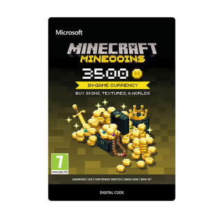 Minecraft Virtuális fizető eszköz 3500 Coins 