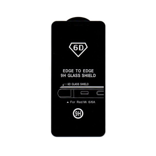 Xiaomi Redmi 6/6A 6D Full Glue Prémium minőségű üvegfólia (Fekete) Mobil
