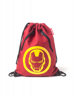 Marvel - Táska - Iron Man Rubber Print Gymbag AJÁNDÉKTÁRGY