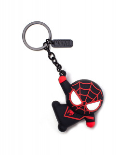 Marvel - Kulcstartó - Miles Morales Kawaii Rubber 3D Keychain Ajándéktárgyak