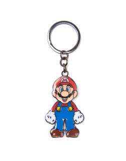 Super Mario - Mario Metal Keychain With Movable Head AJÁNDÉKTÁRGY