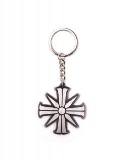 Far Cry 5 - Kulcstartó - Eden's Gate Metal Keychain AJÁNDÉKTÁRGY