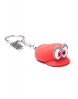 Nintendo - Kulcstartó - Mario Odyssey Hat Rubber 3D Keychain AJÁNDÉKTÁRGY