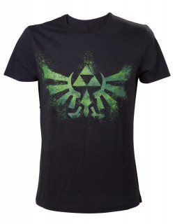 Nintendo - Póló - Green Zelda Logo T-shirt M AJÁNDÉKTÁRGY