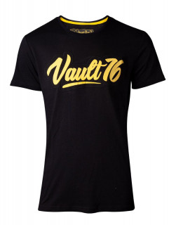 Fallout 76 - Oil Vault 76 Men' T-shirt L AJÁNDÉKTÁRGY