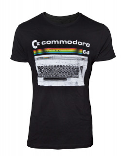 Commodore 64 - Classic Keyboard - Póló - M AJÁNDÉKTÁRGY