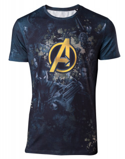 Avengers Infinity War - Team Sublimation Print Men's - Póló - L Ajándéktárgyak