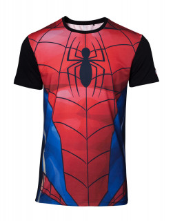 Marvel - Sublimated Spiderman Men's - Póló - M AJÁNDÉKTÁRGY