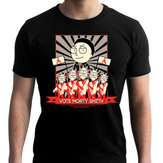  RICK AND MORTY - Póló - Vote Morty - (XL-es méret) - Abystyle AJÁNDÉKTÁRGY