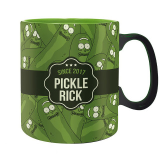RICK AND MORTY - Bögre - Pickle Rick (460 ml) - Abystyle Ajándéktárgyak