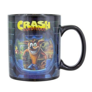 CRASH BANDICOOT - Hőérzékeny Bögre - Crash Bandicoot - Abystyle AJÁNDÉKTÁRGY