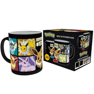 POKEMON - Hőérzékeny Bögre - Eevee (300 ml) - Abystyle AJÁNDÉKTÁRGY