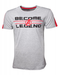 Marvel Avengers - Become A Legend Póló (XL-es méret) AJÁNDÉKTÁRGY