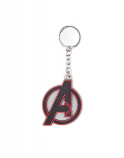 Avengers Logo - Gumi Kulcstartó 