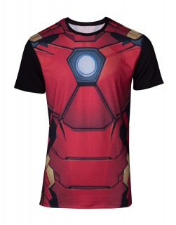 Marvel Sublimated Iron Man Póló (M-es méret) AJÁNDÉKTÁRGY