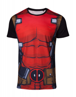 Marvel Sublimated Deadpool Póló (M-es méret) AJÁNDÉKTÁRGY