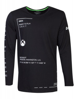 Xbox Ready to Play Longsleeve Shirt - Hosszúujjú Póló - M-es méret AJÁNDÉKTÁRGY