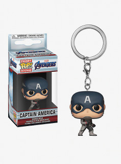 Pocket POP Captain America kulcstartó AJÁNDÉKTÁRGY