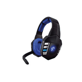 Dragon War Aegis PS4/PS3/PC Wireless Gamer fekete/kék headset 