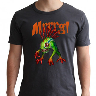 WORLD OF WARCRAFT - Tshirt - Póló Murloc - man SS dark grey - new fit (XS-es méret) - Abystyle AJÁNDÉKTÁRGY