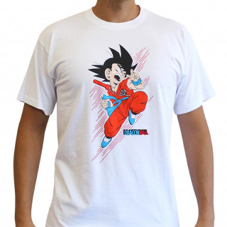 DRAGON BALL - Tshirt  - Póló "DB/ Goku young" man SS white - New fit (S-es méret) - Abystyle Ajándéktárgyak