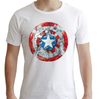 MARVEL - Tshirt "CA Classic" man SS white - new fit - Abystyle AJÁNDÉKTÁRGY