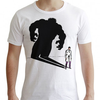 MARVEL - Tshirt - Póló "Hulk Shadow" man SS white - new fit (S-es méret) - Abystyle AJÁNDÉKTÁRGY