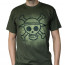 ONE PIECE - Tshirt - Póló "Skull with map Used" man SS kaki - basic (XXL-es méret) - Abystyle thumbnail