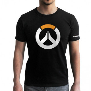 OVERWATCH - Tshirt - Póló "Logo" man SS black - new fit (XXL-es méret) - Abystyle AJÁNDÉKTÁRGY