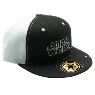 STAR WARS - Snapback Sapka -  Logo - Fekete-Fehér - Abystyle AJÁNDÉKTÁRGY